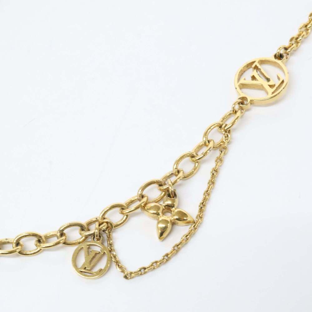LOUIS VUITTON Gold Necklace - Picture 2 of 8